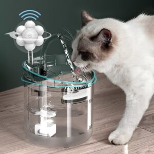 Gato C O Fonte De Gua Filtro Autom Tico Sensor Bebedor Para Gatos Alimentador Dispensador De.jpg