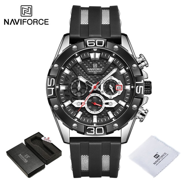 Naviforce Rel Gios De Luxo Para Homens Moda Silicone Cinta Militar Prova Dmilitary Gua Esporte Cron 5.jpg 640x640 5.jpg